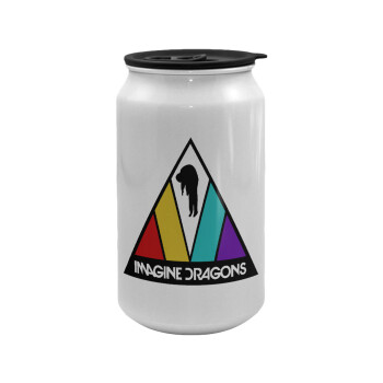 Imagine Dragons, Κούπα ταξιδιού μεταλλική με καπάκι (tin-can) 500ml