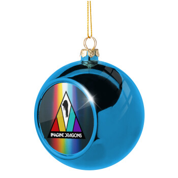 Imagine Dragons, Blue Christmas tree ball ornament 8cm