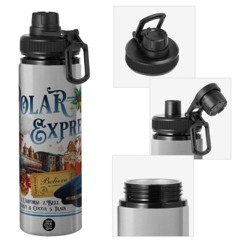 The Polar Express, Metallic water bottle with safety cap, 850ml aluminum