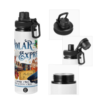 The Polar Express, Metal water bottle with safety cap, aluminum 850ml