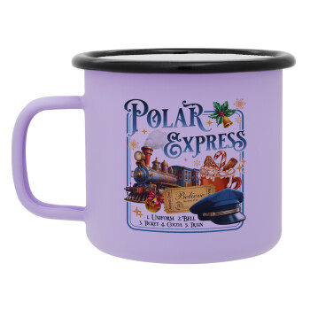 The Polar Express, Κούπα Μεταλλική εμαγιέ ΜΑΤ Light Pastel Purple 360ml