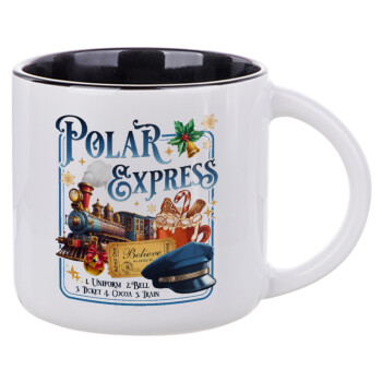 The Polar Express, Κούπα κεραμική 400ml Λευκή/Μαύρη