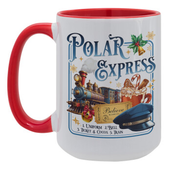 The Polar Express, Κούπα Mega 15oz, κεραμική Κόκκινη, 450ml