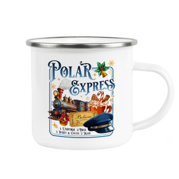 The Polar Express, Κούπα Μεταλλική εμαγιέ λευκη 360ml