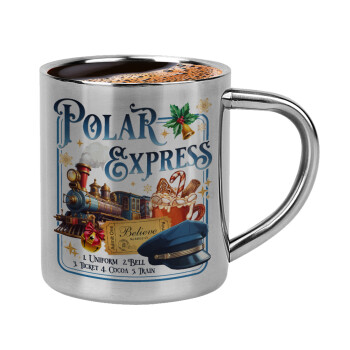 The Polar Express, Double-wall metal cup for espresso (220ml)