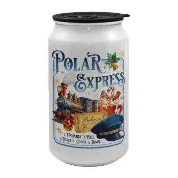 The Polar Express, Κούπα ταξιδιού μεταλλική με καπάκι (tin-can) 500ml