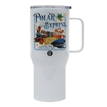 The Polar Express, Mega Stainless steel Tumbler with lid, double wall 750L