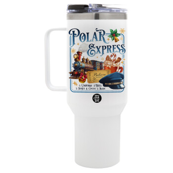 The Polar Express, Mega Stainless steel Tumbler with lid, double wall 1,2L