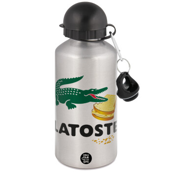 Latoste, Metallic water jug, Silver, aluminum 500ml