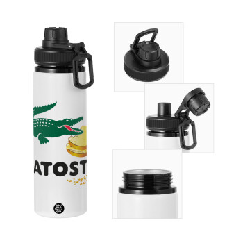 Latoste, Metal water bottle with safety cap, aluminum 850ml