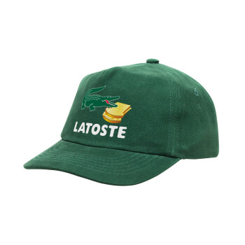 Latoste, Children's Baseball Cap, 100% Cotton Drill, GREEN (COTTON, CHILDREN'S, ONE SIZE)