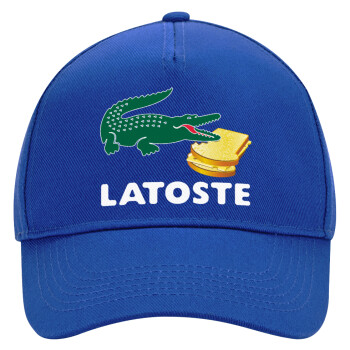 Latoste, Ultimate Adult Hat BLUE, (100% COTTON DRILL, ADULT, UNISEX, ONE SIZE)