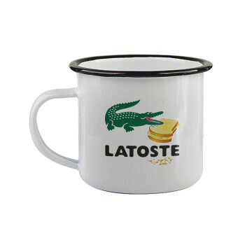 Latoste, Κούπα εμαγιέ με μαύρο χείλος 360ml