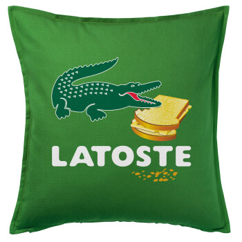 Latoste, Sofa cushion Green 50x50cm includes filling