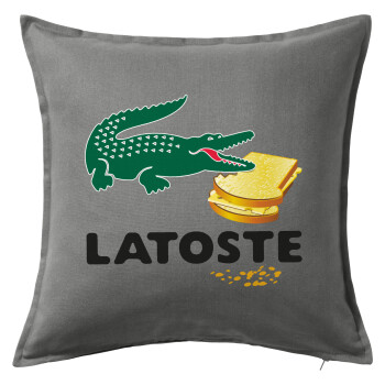 Latoste, Sofa cushion Grey 50x50cm includes filling