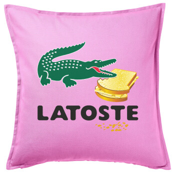 Latoste, Sofa cushion Pink 50x50cm includes filling