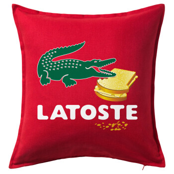 Latoste, Sofa cushion RED 50x50cm includes filling