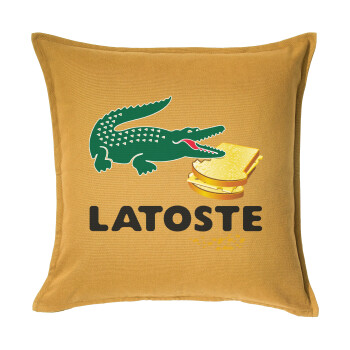 Latoste, Sofa cushion YELLOW 50x50cm includes filling