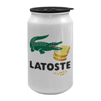 Latoste, Κούπα ταξιδιού μεταλλική με καπάκι (tin-can) 500ml