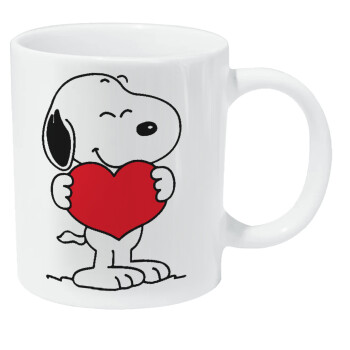 Snoopy takemy heart, Κούπα Giga, κεραμική, 590ml