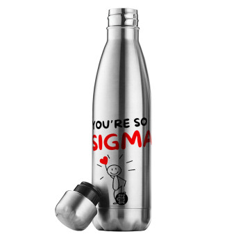 Sigma Valentine's Day , Inox (Stainless steel) double-walled metal mug, 500ml