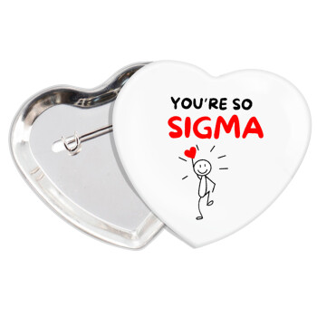 Sigma Valentine's Day , Κονκάρδα παραμάνα καρδιά (57x52mm)