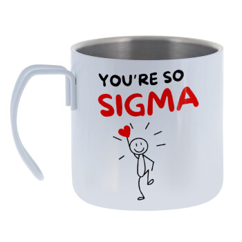 Sigma Valentine's Day , Mug Stainless steel double wall 400ml