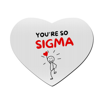 Sigma Valentine's Day , Mousepad heart 23x20cm