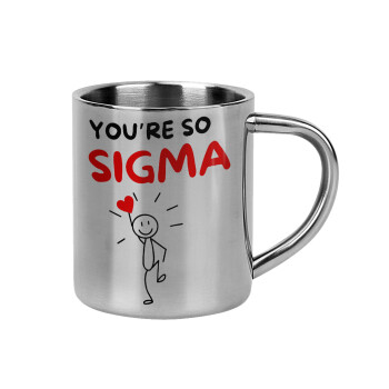 Sigma Valentine's Day , Mug Stainless steel double wall 300ml