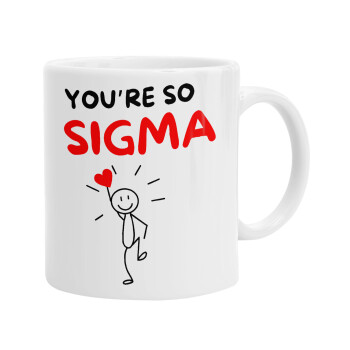 Sigma Valentine's Day , Ceramic coffee mug, 330ml