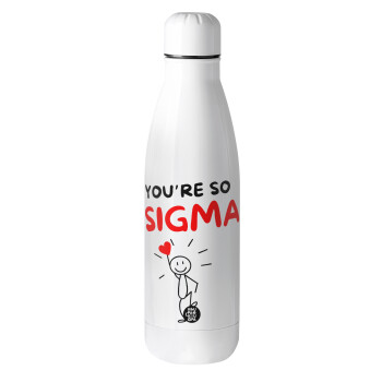 Sigma Valentine's Day , Metal mug thermos (Stainless steel), 500ml