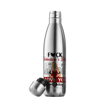 I love You Everyday , Inox (Stainless steel) double-walled metal mug, 500ml