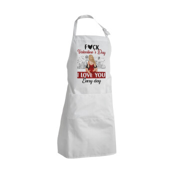 I love You Everyday , Adult Chef Apron (with sliders and 2 pockets)