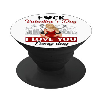 I love You Everyday , Phone Holders Stand  Black Hand-held Mobile Phone Holder