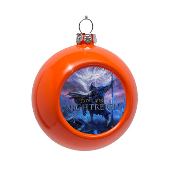 ELDEN RING NIGHTREIGN, Orange Christmas tree ornament bauble 8cm