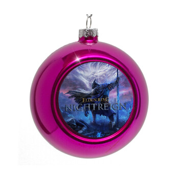 ELDEN RING NIGHTREIGN, Purple Christmas tree ornament bauble 8cm