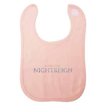 ELDEN RING NIGHTREIGN, Σαλιάρα με Σκρατς ΡΟΖ 100% Organic Cotton (0-18 months)