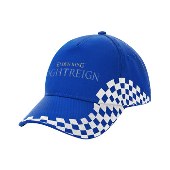 ELDEN RING NIGHTREIGN, Adult Ultimate BLUE RACING Cap, (100% COTTON DRILL, ADULT, UNISEX, ONE SIZE)