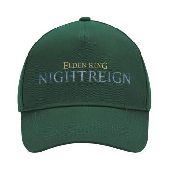 ELDEN RING NIGHTREIGN, Adult Ultimate Hat GREEN, (100% COTTON DRILL, ADULT, UNISEX, ONE SIZE)