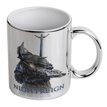 ELDEN RING NIGHTREIGN, Mug ceramic, silver mirror, 330ml