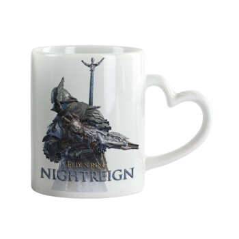 ELDEN RING NIGHTREIGN, Mug heart handle, ceramic, 330ml