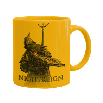 ELDEN RING NIGHTREIGN, Ceramic coffee mug yellow, 330ml