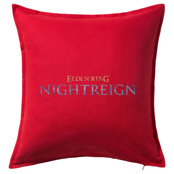 ELDEN RING NIGHTREIGN, Sofa cushion RED 50x50cm includes filling