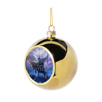 ELDEN RING NIGHTREIGN, Golden Christmas tree ball ornament 8cm