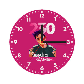 Squid game 2, Thanos 230, Wooden wall clock (20cm)