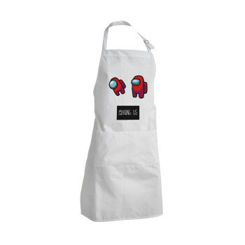 Among US, Adult Chef Apron (with sliders and 2 pockets)