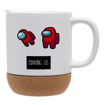 Among US, Ceramic coffee mug Cork (MAT), 330ml (1pcs)