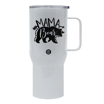 Mama Bear, Mega Stainless steel Tumbler with lid, double wall 750L