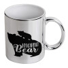 Mug ceramic, silver mirror, 330ml