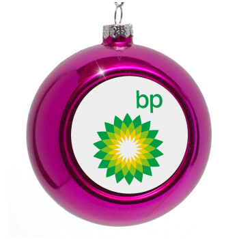 Πρατήριο καυσίμων BP, Purple Christmas tree ornament bauble 8cm